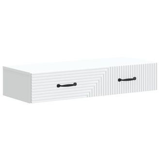 vidaXL Mesa Lateral Montada En La Pared 87,5 X 34,5 X 17 Cm Vidaxl