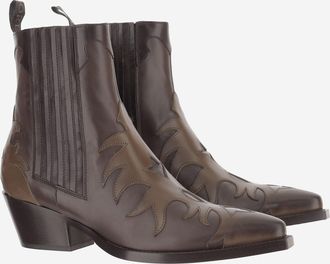 Sartore Womens Ankle Boots Parma Leather Multicolour