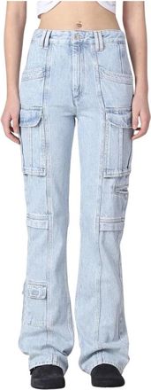 Isabel Marant Bootcut Jeans, female, Blue, S, Cargo Jeans