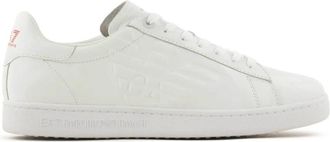 Emporio Armani Classic Sneakers - Heren - Sneakers - Wit - 40 EU - Leer - Schoenen