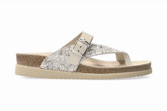 Mephisto Womens Helen Thong Sandals In Fog/ginkgo
