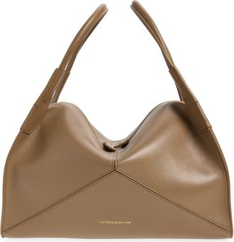 Victoria Beckham The Pli&eacute; Top Handle Bag in Dove Grey at Nordstrom