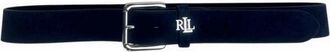 Ralph Lauren Suede Riem - Dames - Riemen - Blauw - L - Su&egrave;de - Accessoires