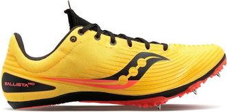 Saucony Mens Ballista Md Shoes In Gold/black