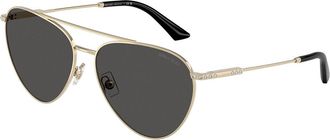 Jimmy Choo London JC4002B 301787 Womens Sunglasses Gold Size 60