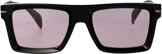 Eyewear by David Beckham 7148/S Zonnebril - Heren - Zonnebrillen - Zwart - 53 MM - Accessoires