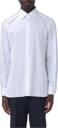 Ermenegildo Zegna Camicia Classica in Popeline Stretch - - Shirts - Uomo - Bianco - 2XL