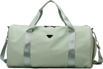 Generic Travel Fitn Bag Large Capaci Dry Wet Separation Yoga Training ort Trip Sport with Rod,Compatible For Men And Women(Green)