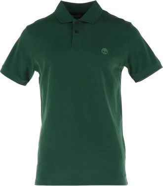 Timberland Millers River Polo met Korte Mouwen en Stretch - Heren - Polos - Groen - 2XL - Katoen - Tops