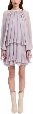En Saison Nicolette Mini Dress In Lavender