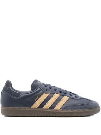 adidas Samba sneakers - men - Calf Leather/Rubber/Calf Leather/Calf Suede - 10.5 - Blue