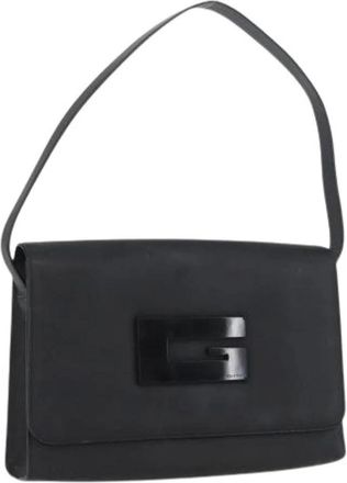 Gucci Pre-owned Shoulder Bags, female, Black, Size: ONE SIZE Pre-owned Vintage Shoulder Bag