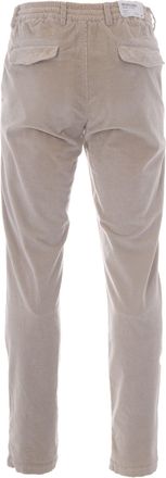 Eleventy Mens Joggers Corduroy Sand Cotton Modal Elastane Trousers