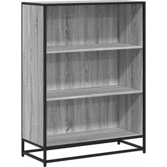 vidaXL Vidaxl - Estantería madera ingeniería gris sonoma 80,5x35x107,5 cm