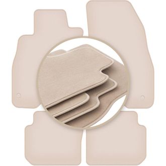 OEM Alfombrillas Beige Premium Para Fiat Punto 12 Hatchback 2012-2018