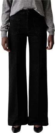 Victoria Beckham Dames, Jeans, Zwart, Maat: W27 L34 Katoen