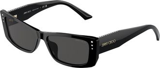 Jimmy Choo London JC5002BU 500087 Womens Sunglasses Black Size 55