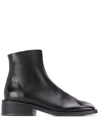 Marsèll square toe ankle boots - Black