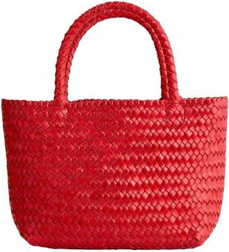 Madewell Handwoven Mini Tote in Festival Red at Nordstrom