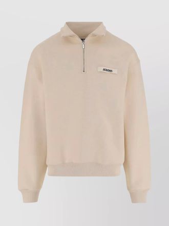 Jacquemus chunky trucker knit ribbed finish