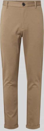 Lindbergh Lindbergh Cropped Stoffhose mit französischen Eingrifftaschen in Sand, Größe XXL