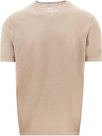 Majestic Filatures Linen knit T-shirt Man XL