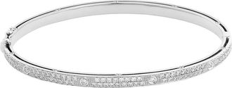 Damiani D.Side White Gold and Diamonds Bracelet, Size M