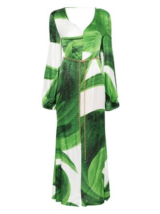 Themis.Z Artemis maxi dress - Green