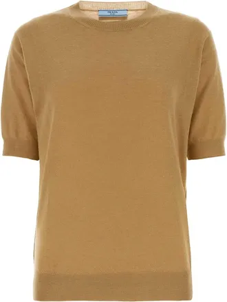 Prada Camel Cashmere Sweater