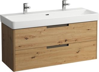 Laufen Laufen Juna Mueble Bajo Lavabo, 2 Cajones, Incl. Sistema