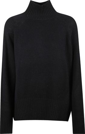 Allude Wool And Cashmere Mockneck Sweater