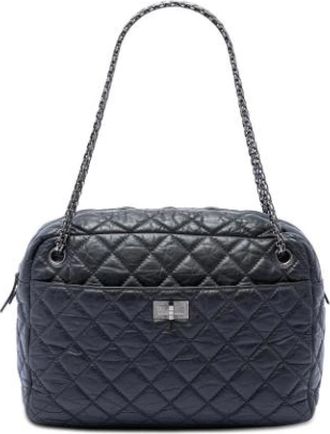 Chanel Pre-owned Reissue Crossbody Tas - Dames - Vintage Schoudertas - Zwart - ONE Size - Leer - Vintage