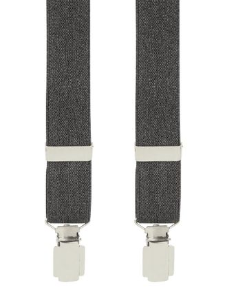 Willen Krawattenfabrik Hosenträger in X-Form in Black, Größe 1