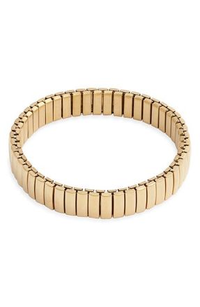 Open Edit Watchband Stretch Bracelet in Gold at Nordstrom