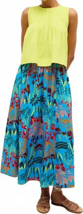Marie Oliver Sasha Maxi Skirt In Amazon Azure