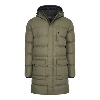 Cappuccino Italia Jas winter Long Puffer Jacket Groen