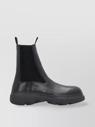 Burberry leather boots