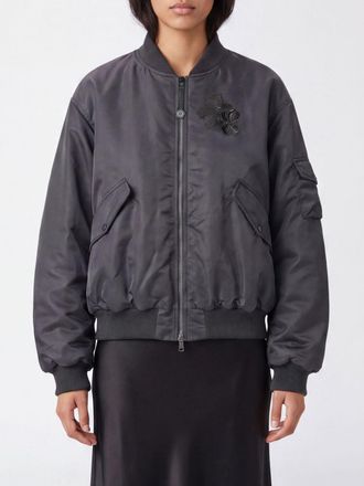 Cecilie Bahnsen Bomber imbottito relaxed fit in tessuto tecnico con ricami