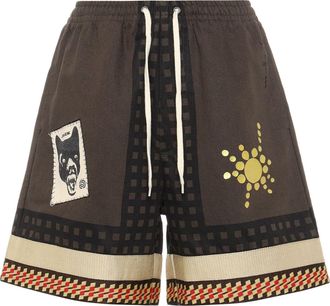 Travis Scott Cactus Jack Wolf Short Brown CJAM-PS06-M