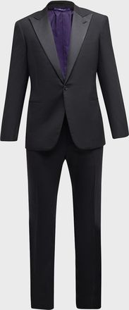 Ralph Lauren Purple Label Mens Tailored Wool Barathea Tuxedo
