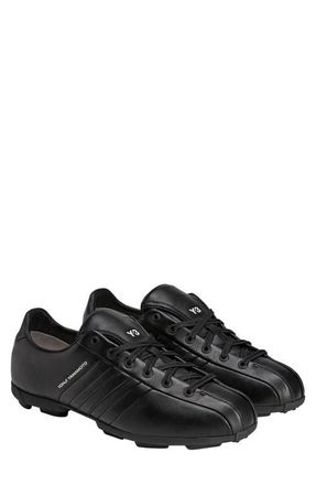 Yohji Yamamoto Gender Inclusive Field Sneaker in Black/Black/Owhite at Nordstrom, Size 10.5 Womens