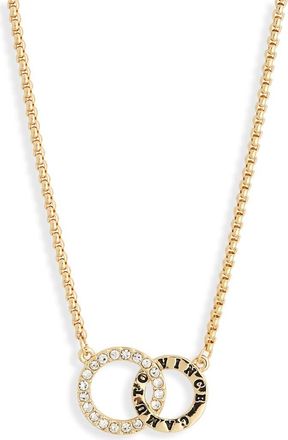 Vince Camuto Double Link Necklace in Gold Tone at Nordstrom Rack