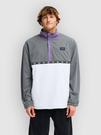 Billabong Space Lobster Half-Zip Felpa in Pile verde