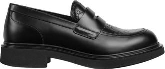 Gucci Loafers, male, Black, Size: 10 1/2 US Leather Moccasin