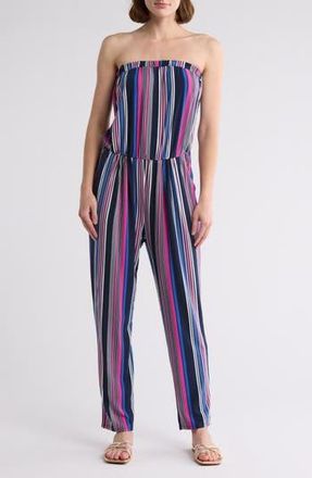 Tart Jackelyn Strapless Jumpsuit in Painted Stripe at Nordstrom Rack, Size Medium