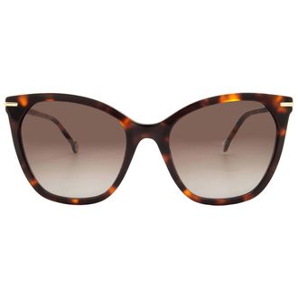 Carolina Herrera Brown Gradient Butterfly Ladies Sunglasses HER 0091/S 005L/HA 56