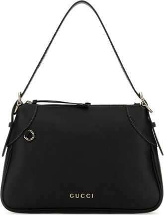 Gucci medium GG Emblem tote bag - Black