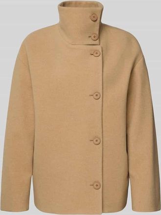 Armedangels Armedangels Loose Fit Kurzmantel aus Wolle Modell MAJELAA WOOL in Camel, Größe XL