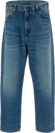 Carhartt Work in Progress Blue Landon Tapered Denim Jeans
