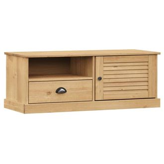 vidaXL Vidaxl - Mueble Para Tv Vigo Madera Maciza De Pino 106x40x40 Cm